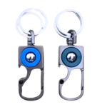 Premium Metal Keychain Holder with Durable Clip-On Clip