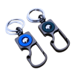 Premium Metal Keychain Holder with Durable Clip-On Clip