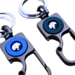 Premium Metal Keychain Holder with Durable Clip-On Clip