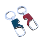 Premium Metal Keychain Holder with Clip-On Key Holder