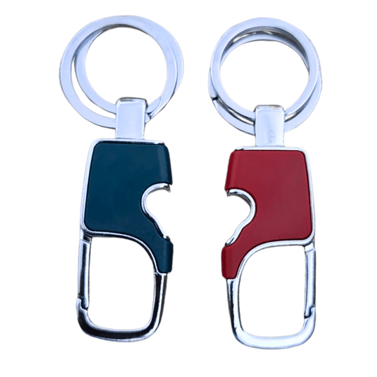 Premium Metal Keychain Holder with Clip-On Key Holder