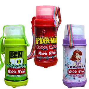 Premium Cartoon Character Water Bottle for Kids – Leakproof