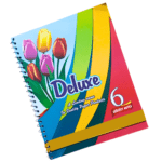 6 Subjects Deluxe Spiral Register Premium Quality Notebook