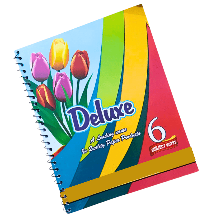 6 Subjects Deluxe Spiral Register Premium Quality Notebook