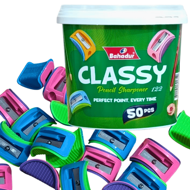 Bahadur Classy Pencil Sharpeners Jar 50 Pcs