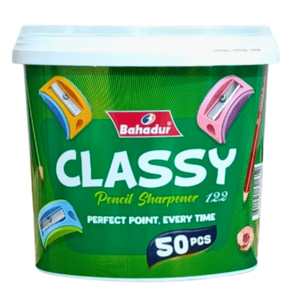 Bahadur Classy Pencil Sharpeners Jar 50 Pcs