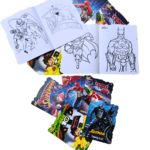 Pack of 3 Coloring Books for Boys Cartoon Art & Craft