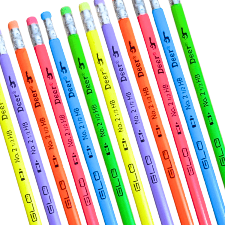 Deer Glo HB Lead Pencils Pack of 36 for Students
