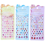 Crystal Gem Stickers Beads Pack of 3 for Kids