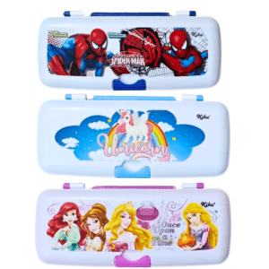Kiku Cartoon Pencil Box Kids 2 Compartments – School