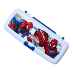 Kiku Cartoon Pencil Box Kids 2 Compartments – School