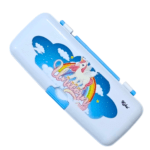 Kiku Cartoon Pencil Box Kids 2 Compartments – School