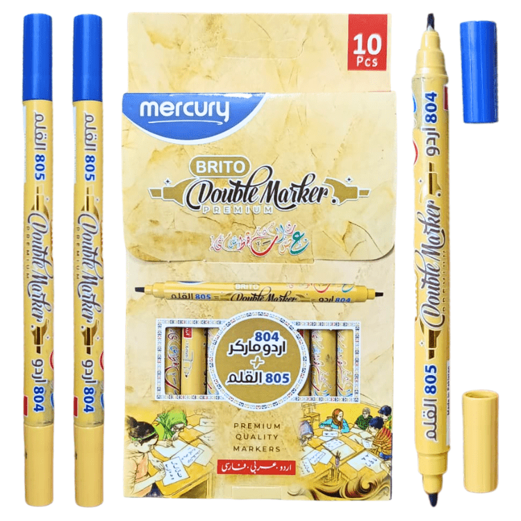 Mercury double Markers Mercury Brito 2in1 Double Markers Pack of 10