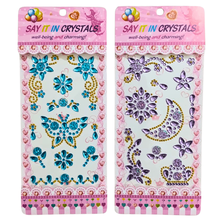 Pack of 2 Crystal Beads Sheets for Kids