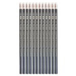 Picasso Executive HB Pencils with Eraser Pack of 12