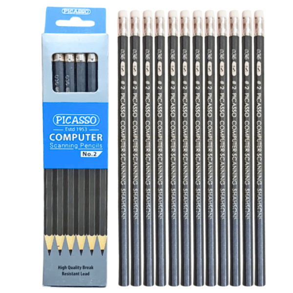 Picasso Executive HB Pencils with Eraser Pack of 12