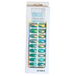 24 Pcs Artificial Nails Shiny & Matte Natural Look