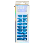 24 Pcs Artificial Nails Shiny & Matte Natural Look