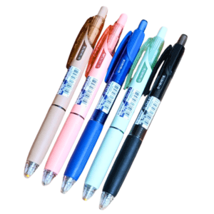 ORO G-Click Gel Pen Smooth Writing Ballpoints Set of 6