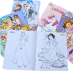 3 Coloring Books Different Characters Girls – Fun Set