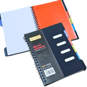 B5 Spiral Notebook Diary 105 Pages – School & Office