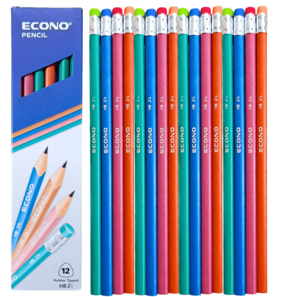 ECONO Lead Pencils with Matching Erasers