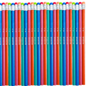 ECONO Lead Pencils with Erasers – Pack of 3