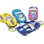 Mini Metal Racing Car Keychain – 1 Pc | Random Design