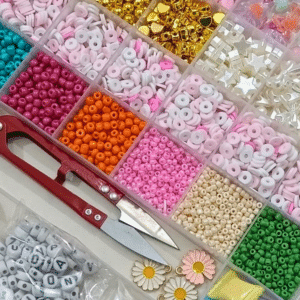 DIY Bracelet Making Kit for Girls with Beads & Charms