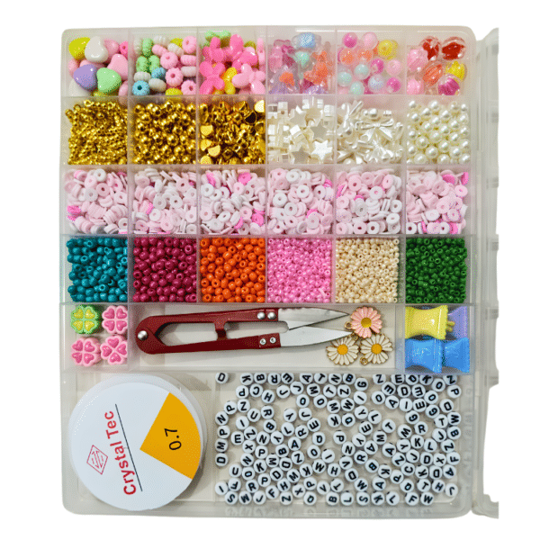 DIY Bracelet Making Kit for Girls with Beads & Charms