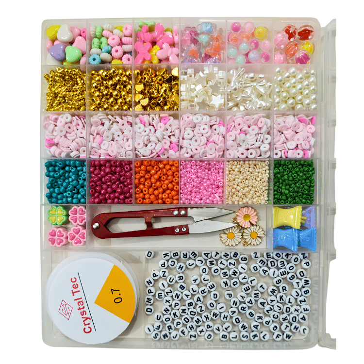 DIY Bracelet Making Kit for Girls with Beads & Charms