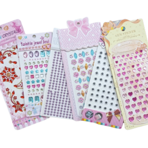 Crystal Beads for Kids – Pack of 6 Different Shapes